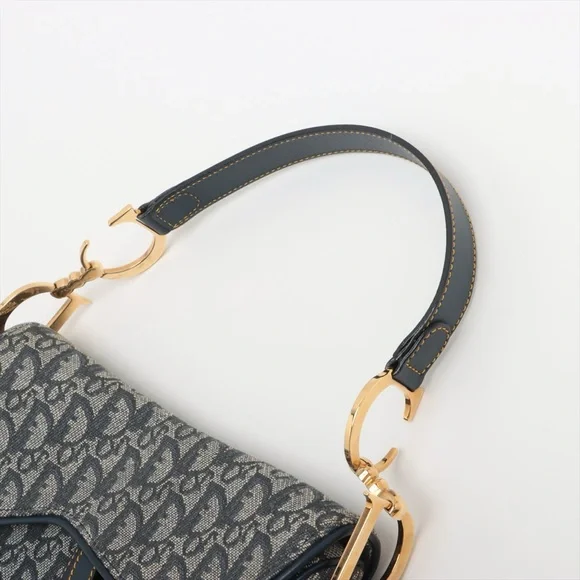 SOLD OUT ❌Christian Dior Saddle Medium Canvas Diorissimo Vintage Trotter - Picture 5 of 11